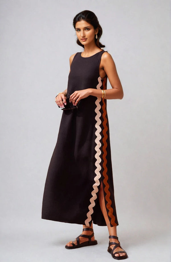 Mariah | Fließendes Maxikleid für Frauen - Elegant & luftig