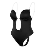 Nahtloser Damen Rückenfreier Body Shaper – Unsichtbare Formende Shapewear in Schwarz