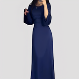 Rebecca - Lässiges langes Kleid für Damen in Blau