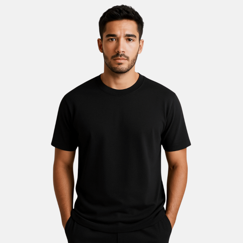 Hochwertiges Rundhals T-Shirt