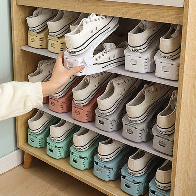 1+1 KOSTENLOS | RackUp – Verstellbares doppellagiges Schuhregal [Letzter Tagesrabatt]