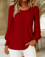 Chanita - Schicke Bluse mit Verzierung in Rot