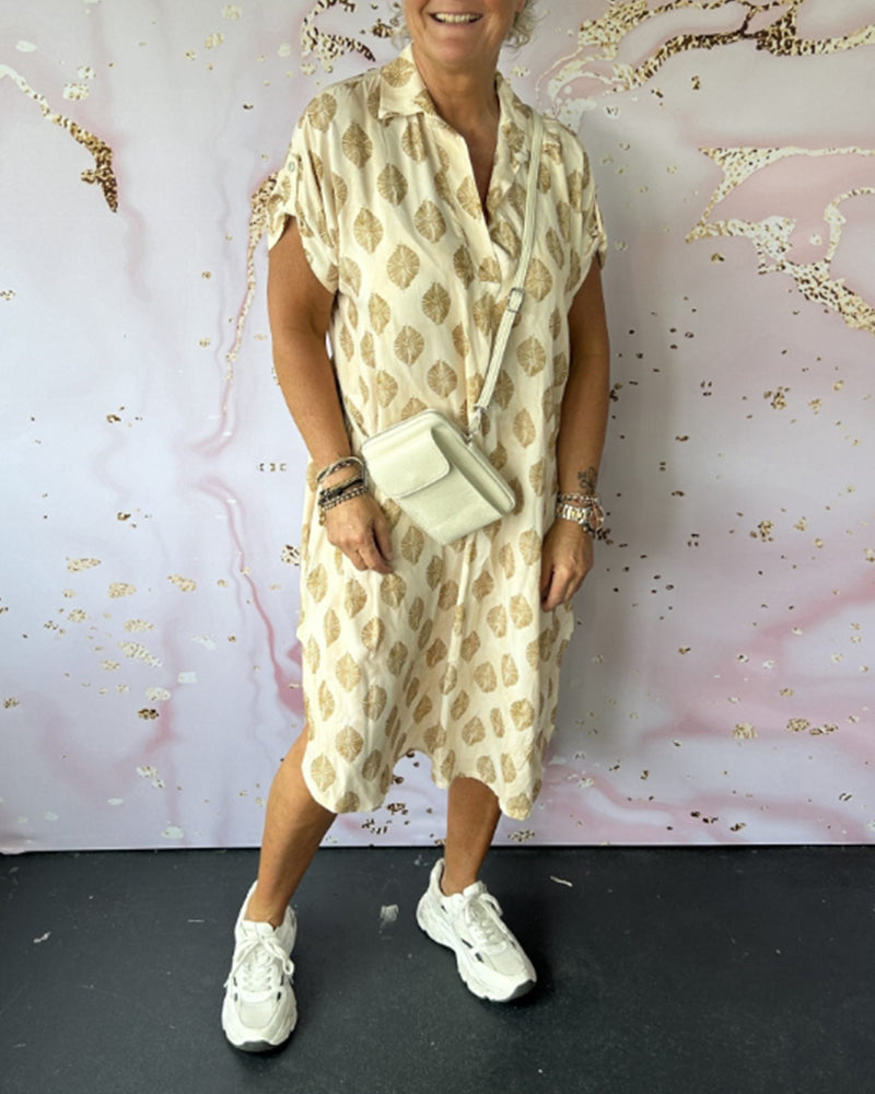 Fischer & Wagner | Stilvolle Kleid mit V-Ausschnitt