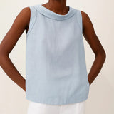 Maria - Stilvolles Damen Tanktop in Blau