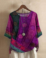 Modische Damen-Top - Eva in Lila