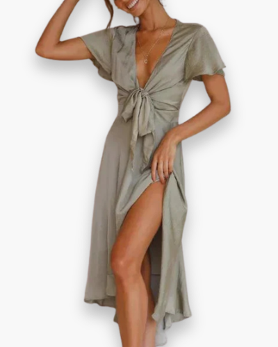 Damen Festliches Fließendes Kleid | Midi