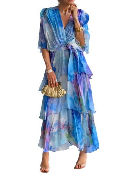 Cecil - Elegantes Chiffonkleid