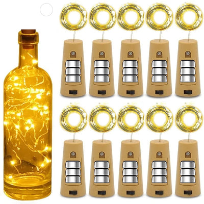Snowstar™ – LED Flaschen-Korken-Lichterkette | Urlaubskollektion