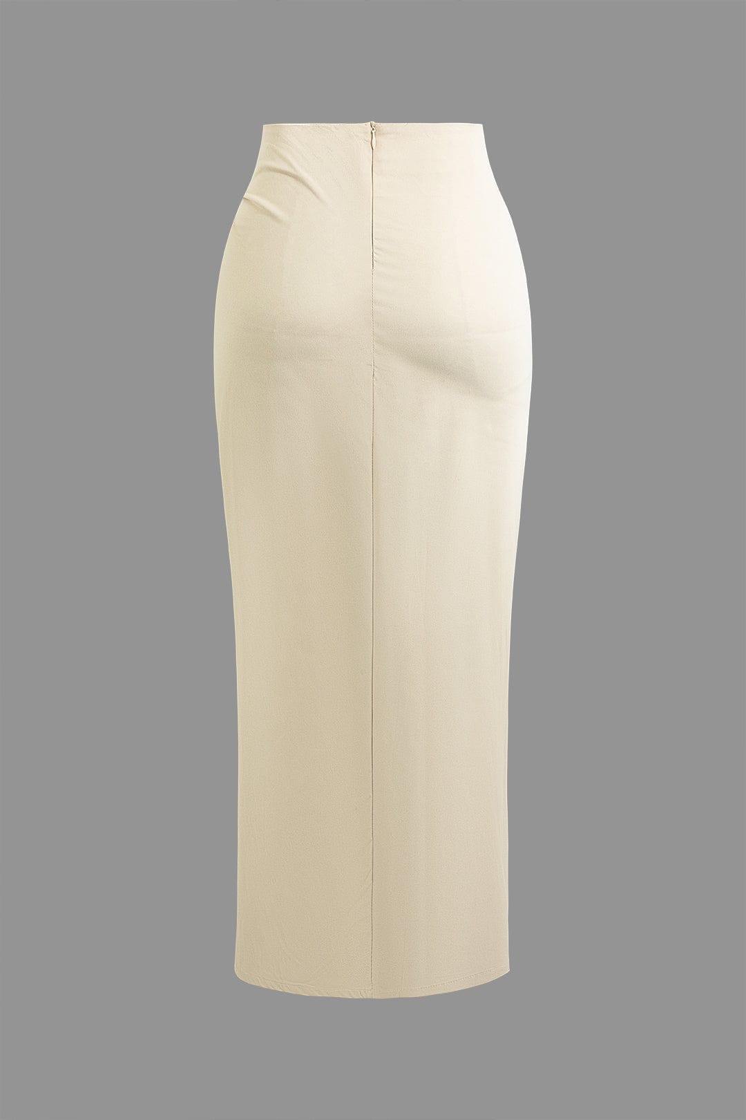 Fridoline | Eleganter Midirock mit Wickeloptik, Drapierung und hohem Schlitz