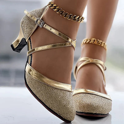 Taleia - Elegante Sandale Mit Klobigem Absatz