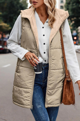 Evelyn | Moderne Und Komfortable Damenweste in Beige