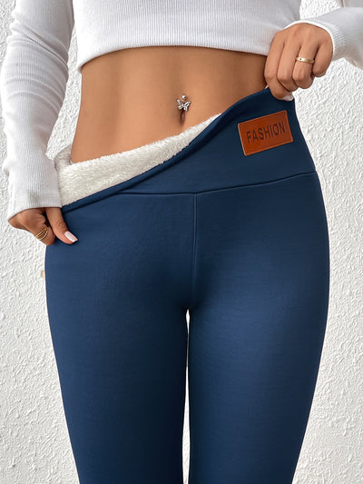 Thermo-Leggings | Weich gefüttert | Hoher Bund