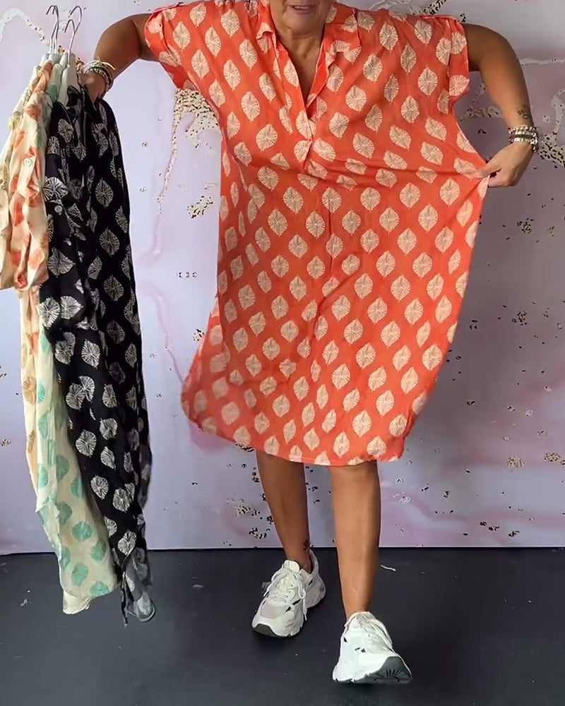 Fischer & Wagner | Stilvolle Kleid mit V-Ausschnitt