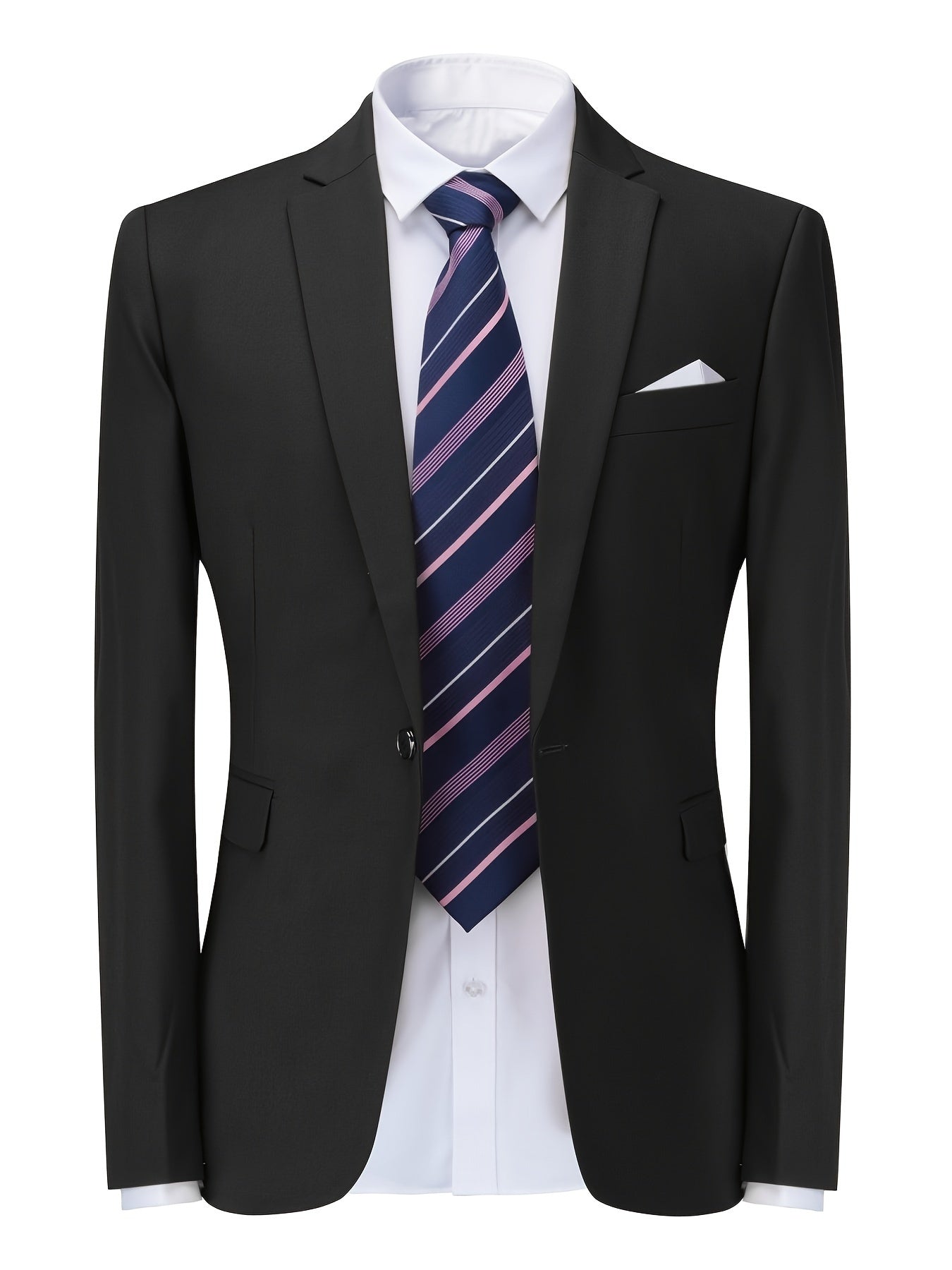 Charlie - Klassischer einfarbiger Herren-Blazer