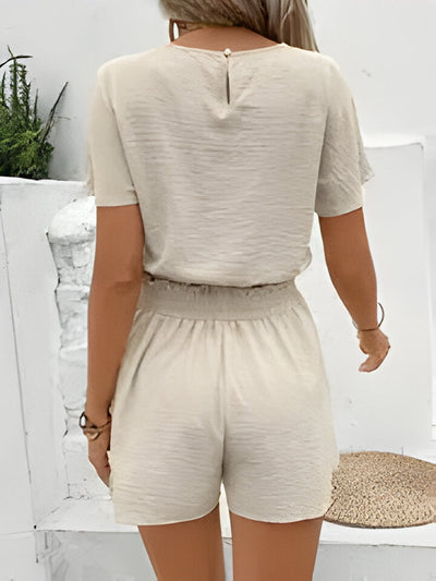 Jazlyn | Festes Shorts-Set mit elastischer Taille