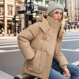 Stilvolle Damen Winterjacke - Mariette in Khaki