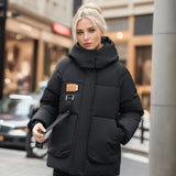 Stilvolle Damen Winterjacke - Mariette in Schwarz