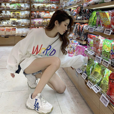 Femme Grafik Pullover Sweatshirt Heidi-Mode