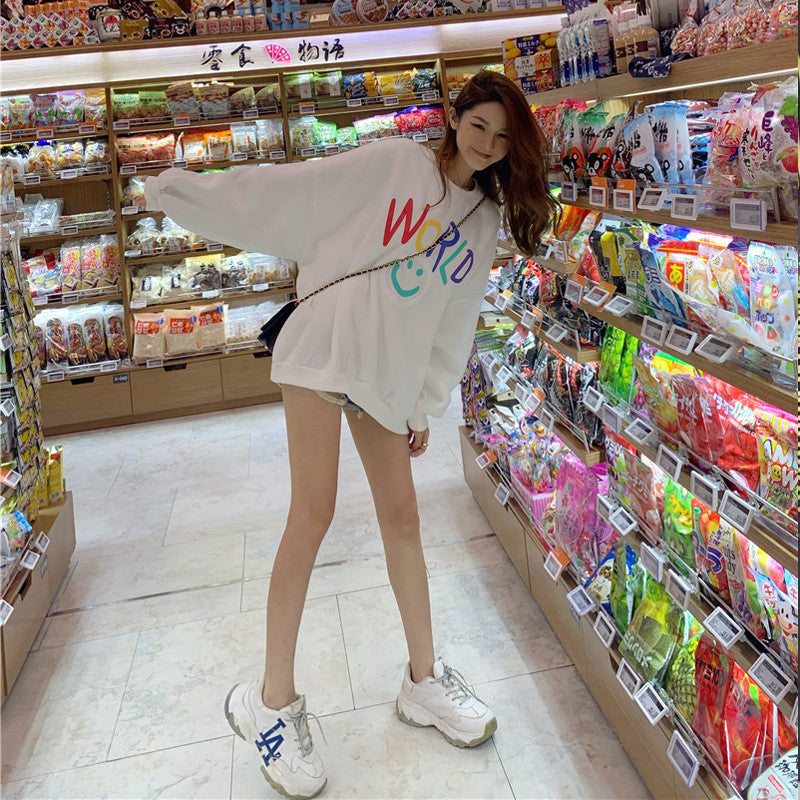 Femme Grafik Pullover Sweatshirt Heidi-Mode