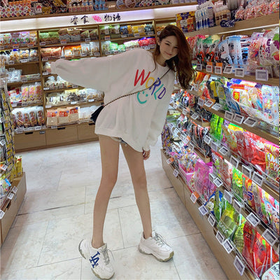 Femme Grafik Pullover Sweatshirt Heidi-Mode