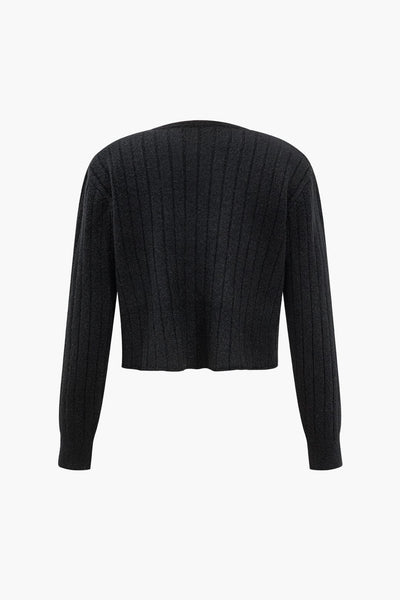 Kerstin | Elegantes Strick-Zweiteiler-Set mit Cardigan & Kleid