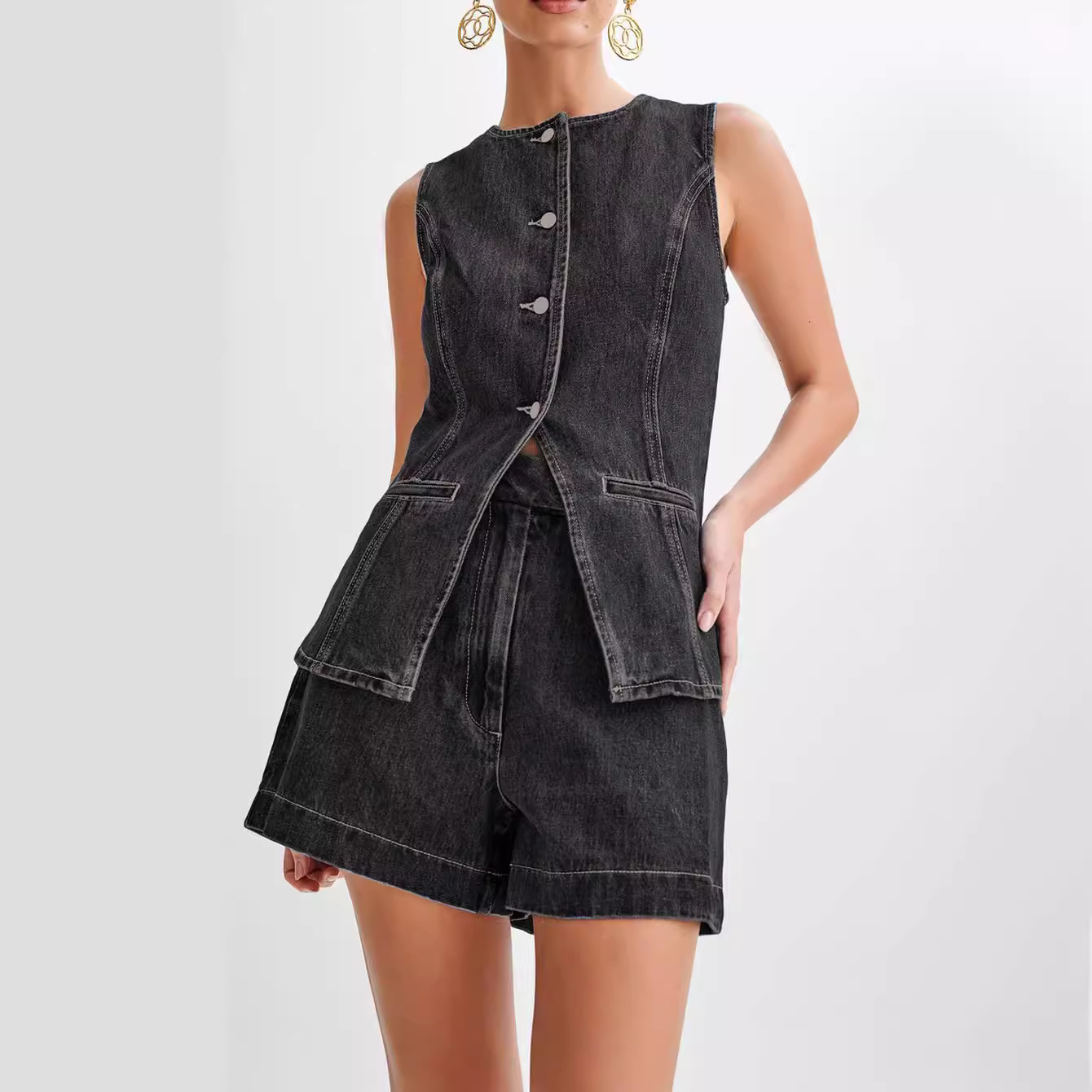 Isolde - Lässiges Damen-Denim-Set