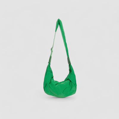 Puffer Schultertasche Damen – Vegane Leder Hobo Bag mit Reißverschluss