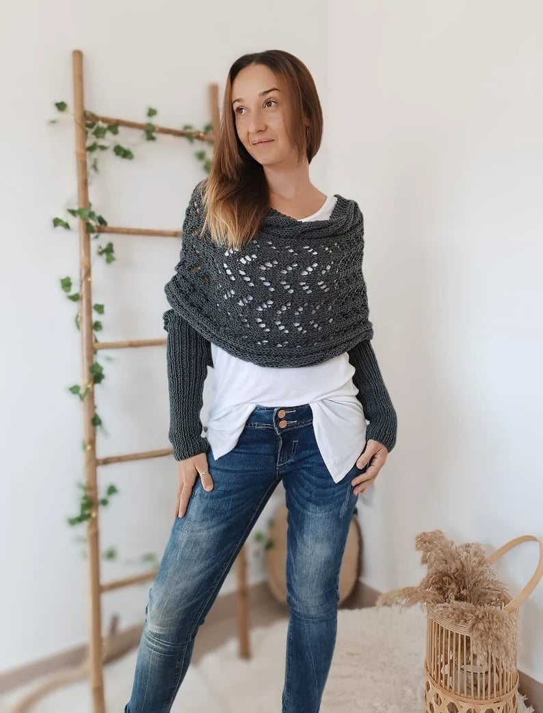 50 % Rabatt | Liliana™ - Bequemer Strickschal [Letzter Tag Rabatt]