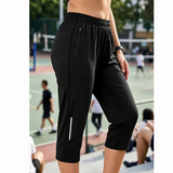 Glouena | Schnelltrocknende Damenhose für aktive Tage in Schwarz