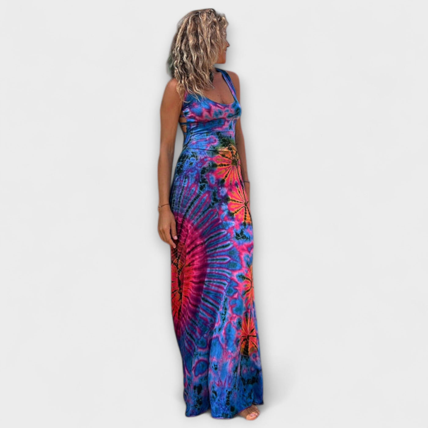 Ronja - La Bamba Tie-Dye Print Maxikleid