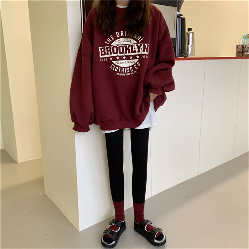Femme Grafik Übergroße Sweatshirt Heidi-Mode