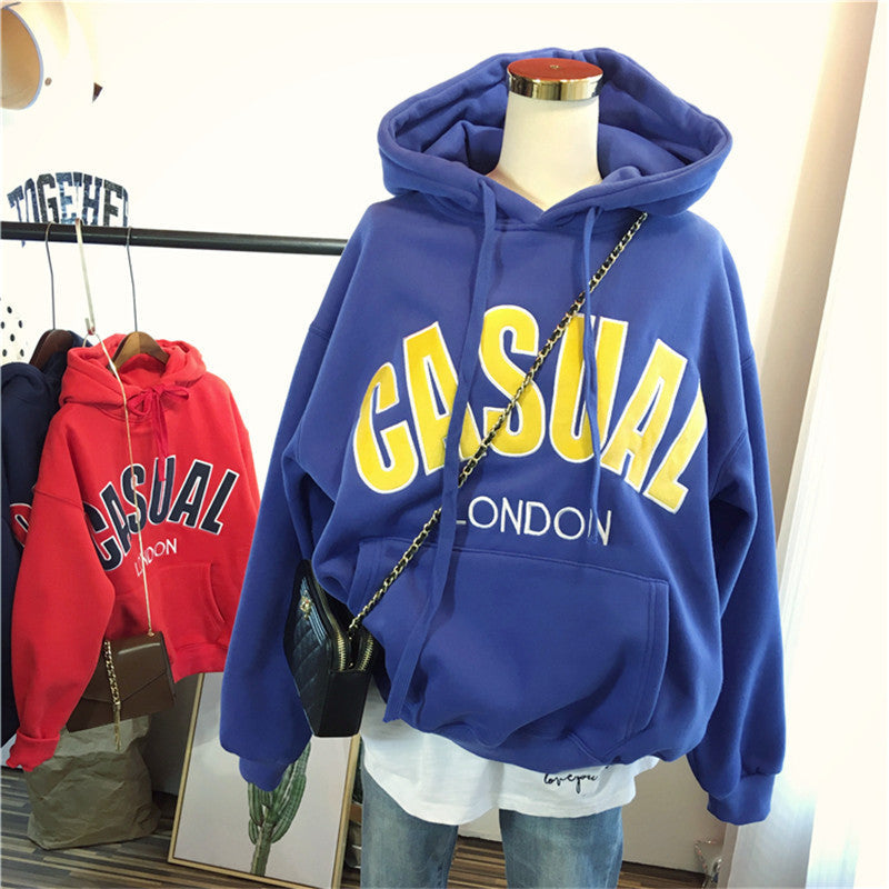 Damen Oversized Freizeit Grafik Hoodie Heidi-Mode