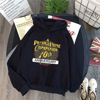 Femme Grafik Hoodie mit Jubiläumsdesign Heidi-Mode