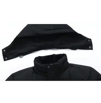 Frostel™ | Herren Winterjacke mit Kapuze, gepolstert und fleecegefüttert – Perfekt für kalte Tage