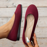 Orthopädische Damen-Ballerinas mit Komfortsohle & klassischem Design – Mia in Rot