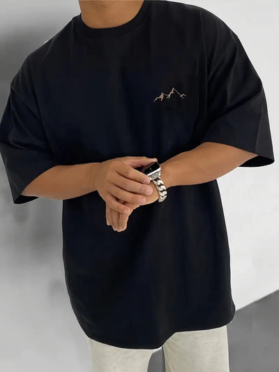 Raymond - Premium T-Shirt mit geometrischem Druck für Männer