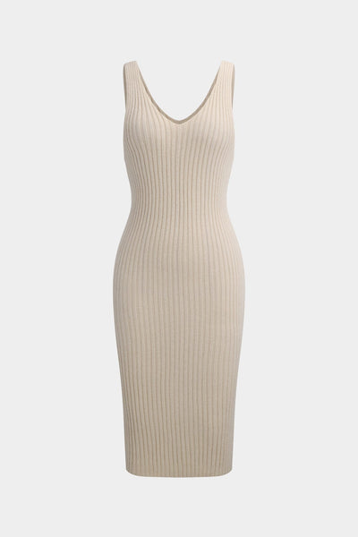 Shira | Strick-Zweiteiler-Set mit Crop-Pullover & Figurbetontem Kleid