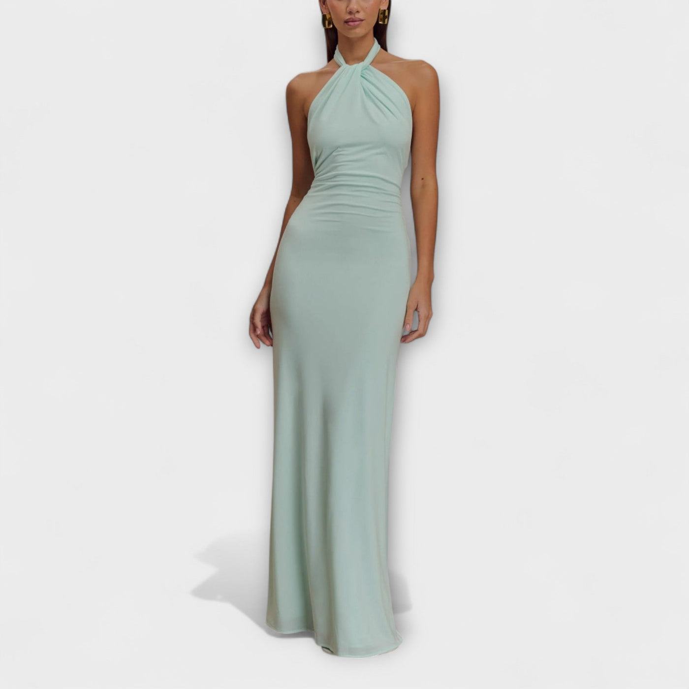 Lagune - Slinky Halter Maxi Kleid