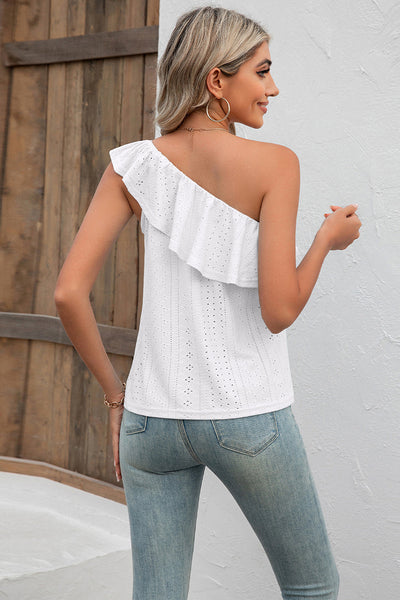 Heidi-Mode | Eyelet Ein-Schulter Tank