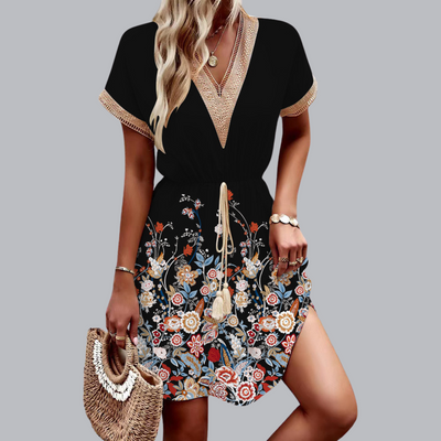 Annelore™ | Sommerliches Boho-Kleid mit Stickdetails