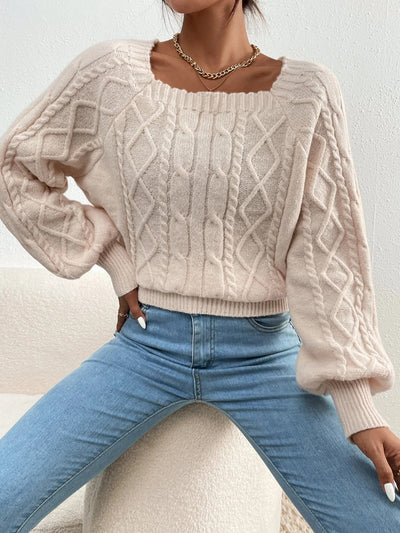 Strickpullover mit Karomuster | Eleganz und Komfort | Modische Vielseitigkeit