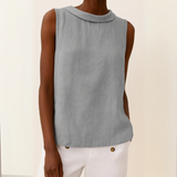 Maria - Stilvolles Damen Tanktop in Grau