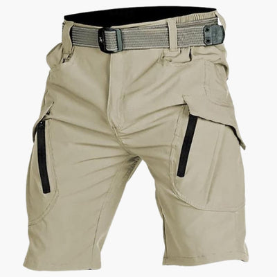 Herren Tactical Sommershorts mit Cargotaschen und Gürtel