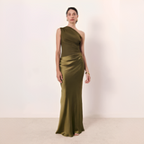 Keena - Elegantes Maxikleid in Grün