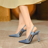 Jamie - Stilvolle Slingback-Sandalen für Damen in Blau