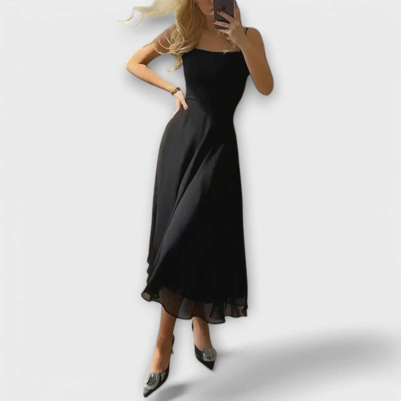 Elegantes ärmelloses Kleid