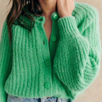 Kuscheliger Strick-Cardigan | Moderner Schnitt | Knopfdetails