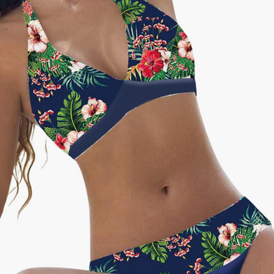 Rückenfreier Damen Bikini - Neckholder Design für Sommerurlaub