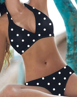 Addie - Stilvolles Bikini-Set mit hoher Taille für Damen in Schwarz