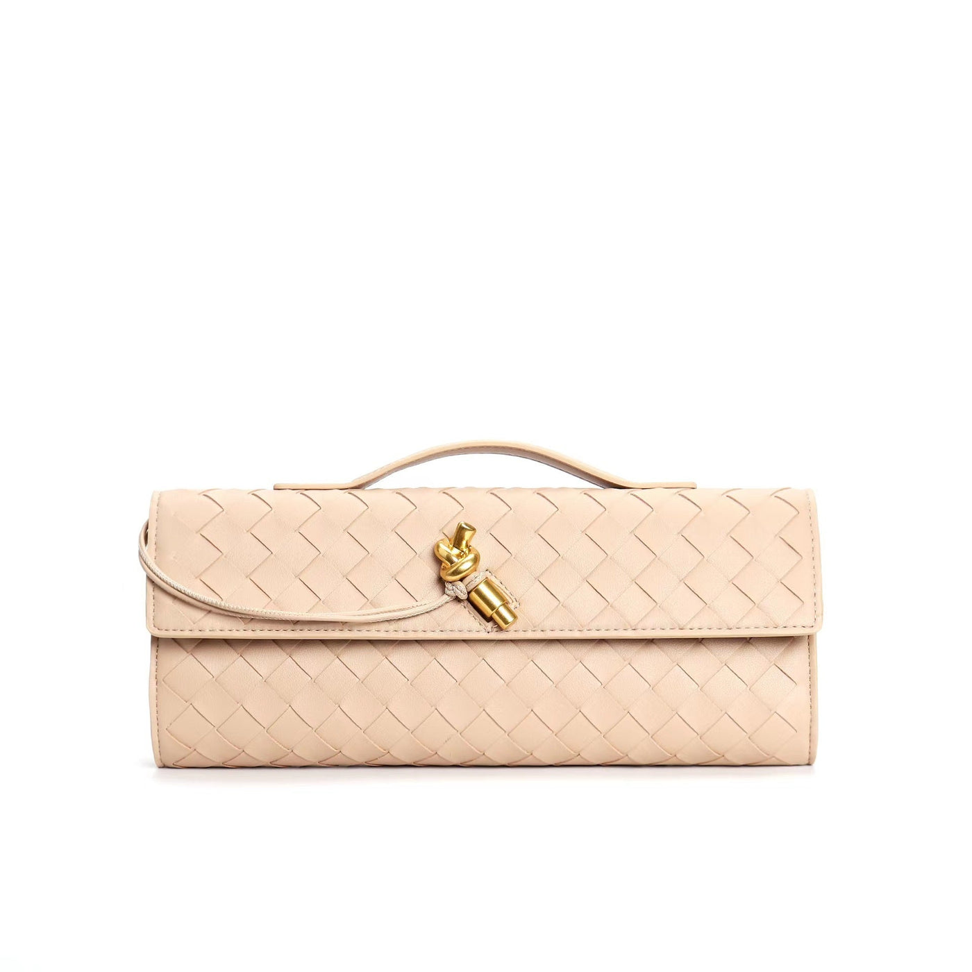 Geflochtene Damen Clutch aus Echtleder – Elegant & Vielseitig